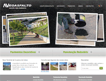 Tablet Screenshot of neoasfalto.com